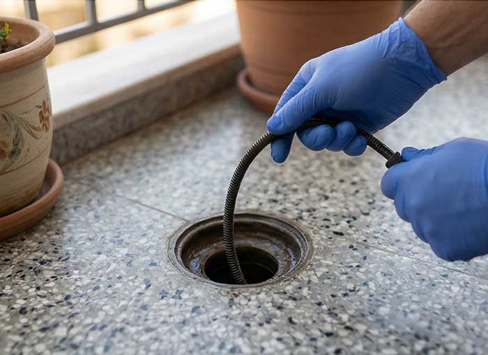 ΞΕΒΟΥΛΩΜΑ ΣΙΦΩΝΙΟΥ στο ΜΠΑΛΚΟΝΙ - Βήμα 4: Καθαρισμός με ατσαλίνα.